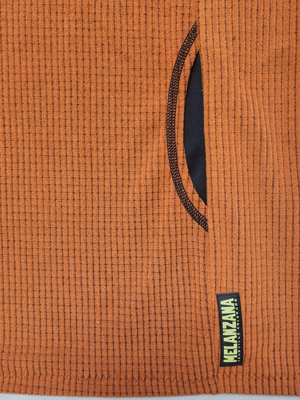 Melanzana Micro Grid Hoodie V2 Sunflower pumpkin Womens Large Hiking Leadville - Picture 2 of 6